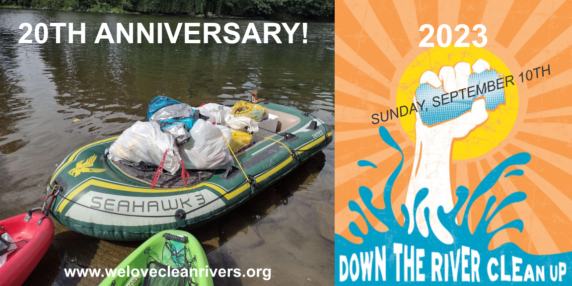 Down the River Cleanup on the Clackamas will be held September 10th, 2023